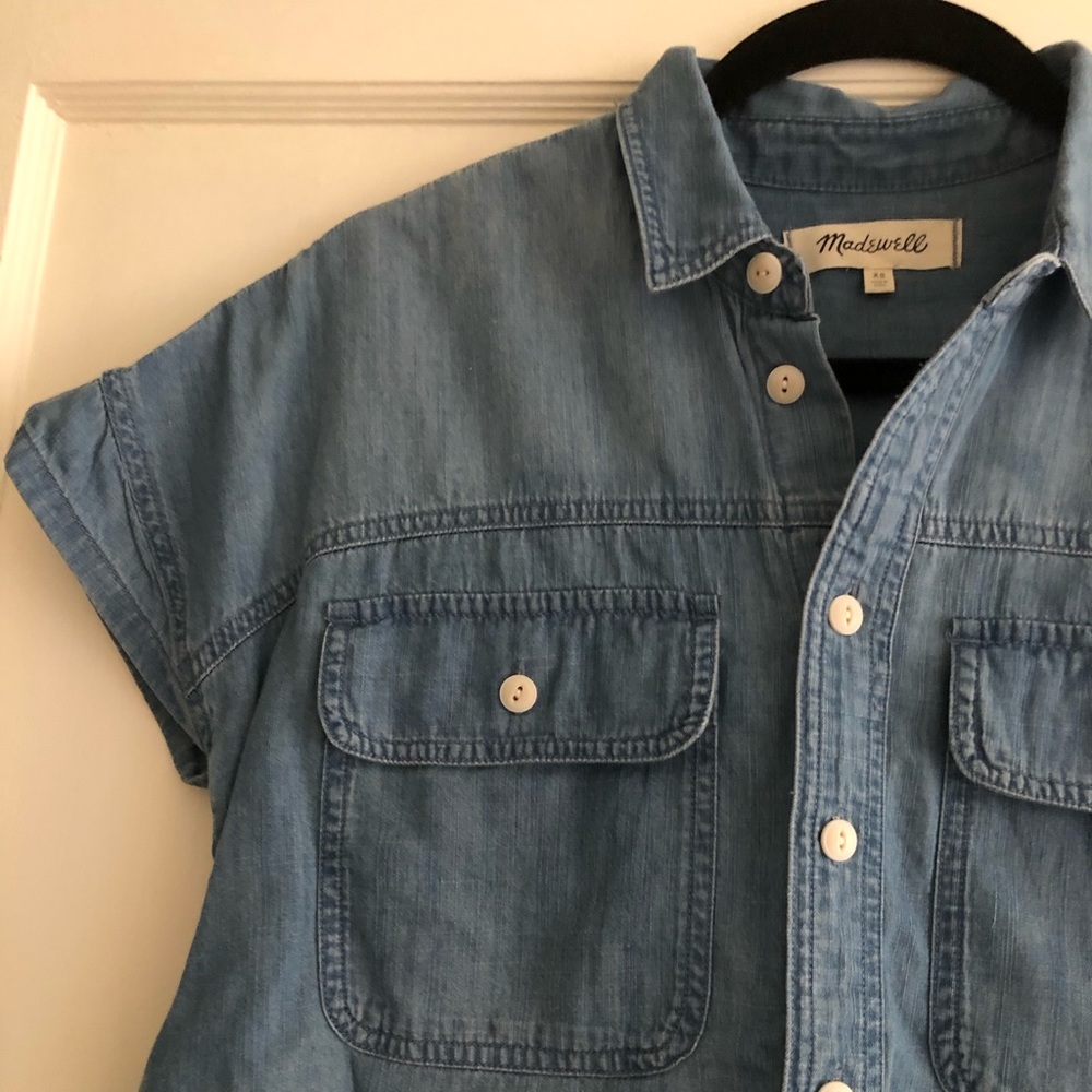 MADEWELL collared chambray button down - Picture 3 of 3